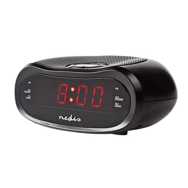 Radio sveglia digitale LED AM / FM Doppia Allerta con Funzione Snooze