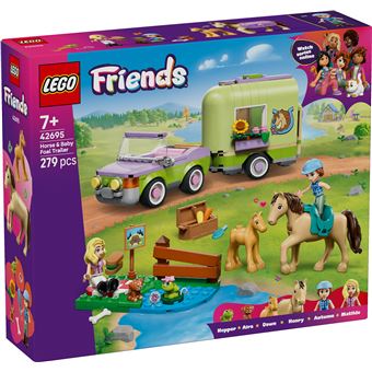 LEGO Friends 42695 La remorque du cheval et du poulain - Neuf