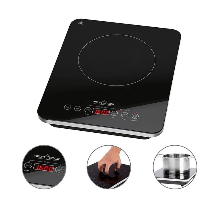 Plaque De Cuisson À Induction PROFI COOK PC-EKI 1062 – 2000W, Portable - vue 4