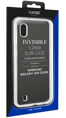 Funda invisible delgada para Samsung Galaxy A10 2019 1,2 mm, transparente
