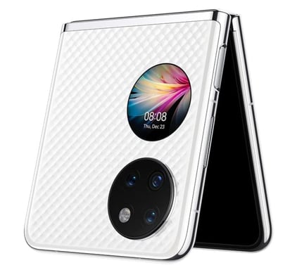 Huawei P50 Pocket 256 Go, Blanc, débloqué