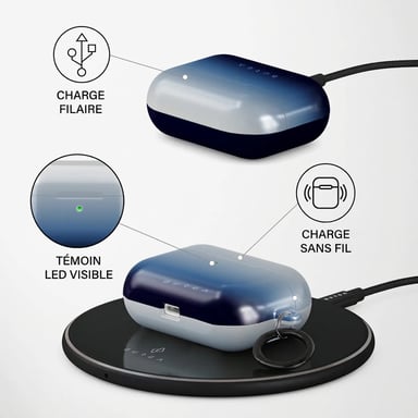 Burga Coque rigide pour Apple AirPods Pro 2 - Zero Gravity