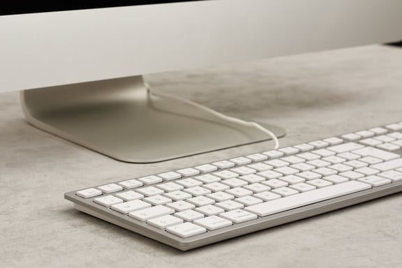 CHERRY KC 6000C FOR MAC clavier Universel USB AZERTY Français Argent