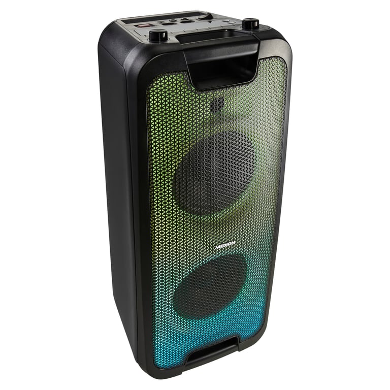 MEDION Enceinte E61400 Écran LCD Bluetooth 5.0 Karaoké Facile à transporter 2 x RMS Neuf - vue 3