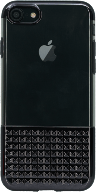 Coque ultra slim cloutée invisible pour Apple iPhone 7/8/SE 2020 0,8mm, Noir de jais
