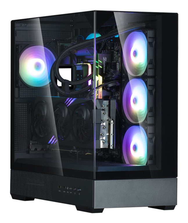 Boitier sans alimentation ZALMAN P40 Prism Plus Moyen tour Format ATX - vue 2