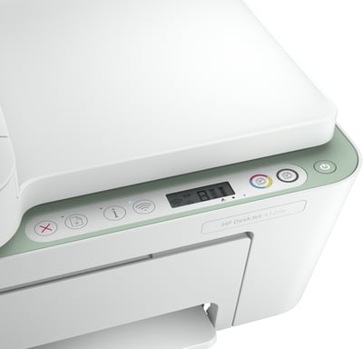 Stampante HP DeskJet HP 4122e All-in-One, a colori, stampante domestica, stampa, copia, scansione, fax mobile, HP+; idoneità all'inchiostro istantaneo HP; scansione in PDF