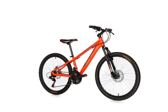 Bicicleta Infantil, Montaña SHIMANO GTT24'', Aluminio, Shimano 21v. Doble Freno Disco, Susp. Delant.