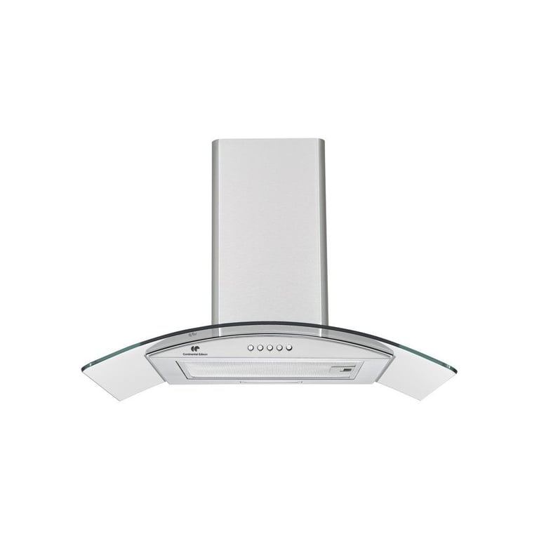 Hotte Décorative Continental Edison CEH60GS2 – Classe A, Inox/Verre - vue 3