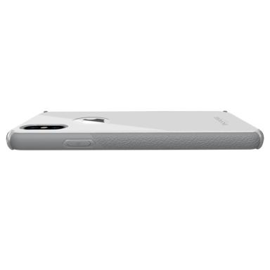 Funda de cristal para Apple iPhone X/XS, blanco luminoso