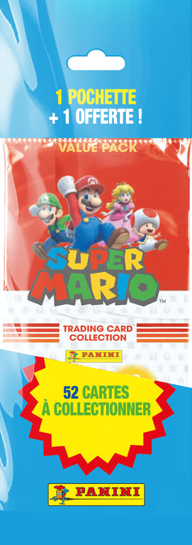 Fat pack PANINI SUPER MARIO 2 pochettes 52 cartes - vue 4