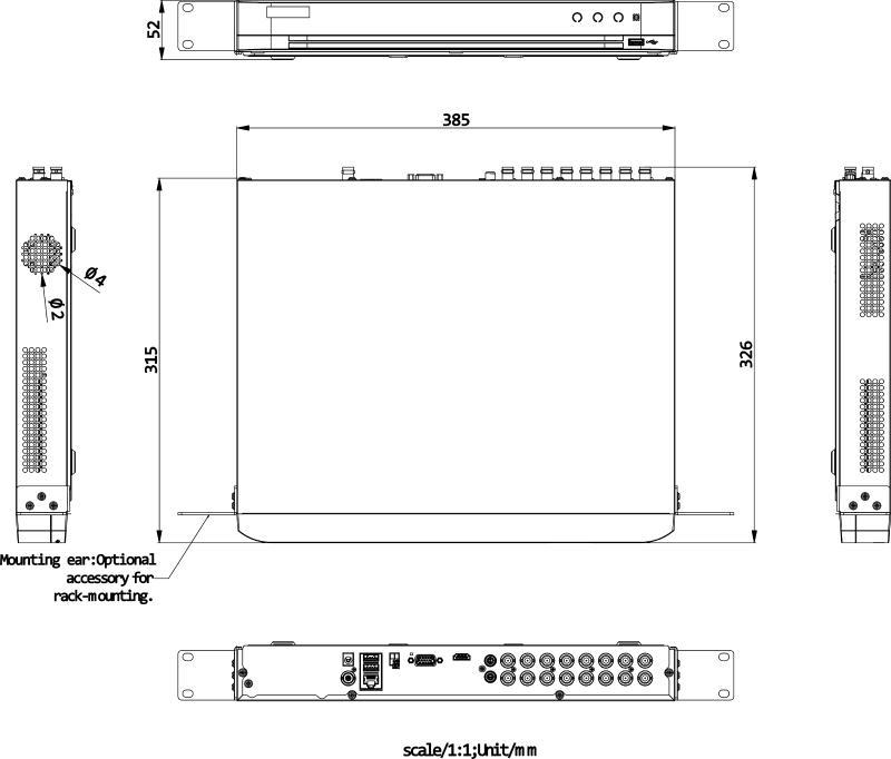 Enregistreur numérique Hikvision Pro Series 32 canaux 1U H.265 AcuSense