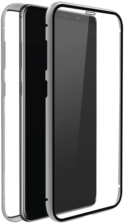 Coque de protection 360° Glass pour Samsung Galaxy S9, argent