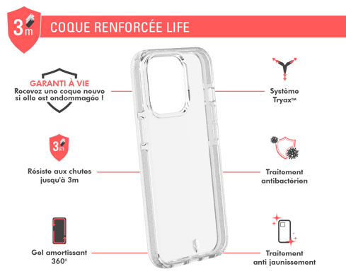 Cover Rinforzata per iPhone 13 Pro LIFE