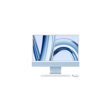 iMac Apple M3 59,7 cm (23.5'') 4480 x 2520 pixels 16 Go 2 To SSD PC All-in-One macOS Sonoma Wi-Fi 6E (802.11ax), Bleu