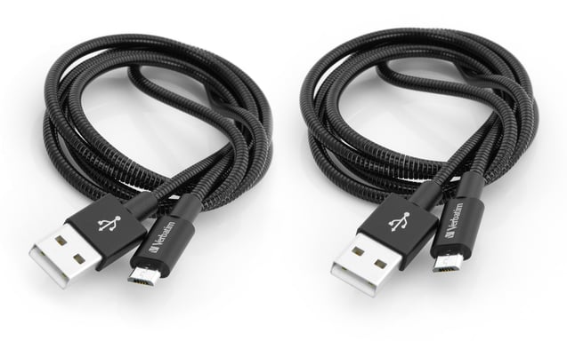 Verbatim 48874 câble USB 1 m USB 3.2 Gen 1 (3.1 Gen 1) Micro-USB A USB A Noir