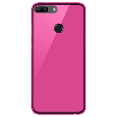 Coque silicone unie compatible Givré Rose Huawei Honor 9 Lite