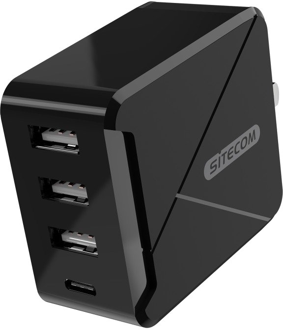 Chargeur secteur USB World 3 x USB-A/1 x USB-C CH-013