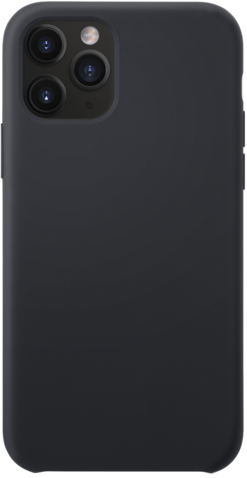 Coque en Gel de Silicone Doux pour iPhone 11 Pro, Noir satin