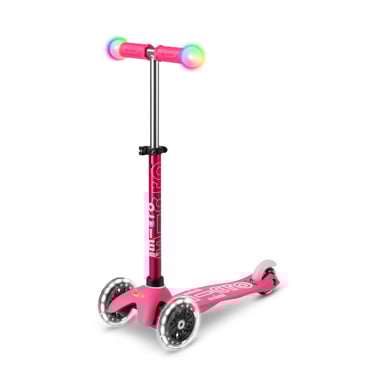 Trottinette Mini Micro Deluxe Magique Rose avec Roues LED