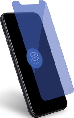 Protège écran pour iPhone XS Max / 11 Pro Max Anti Lumière Bleue Verre organique + Garantie à vie Force Glass