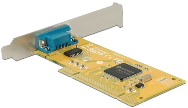 DeLock Carte Contrôleur PCI vers 1 port RS 232 D Sub - vue 6