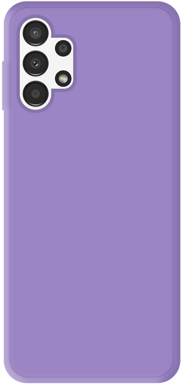 Coque silicone unie compatible Mat Violet Samsung Galaxy A13
