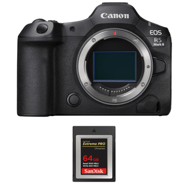 Canon EOS R5 Mark II Noir - vue 1
