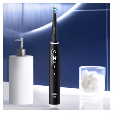 Oral-B iO Duo Adulte Brosse à dents vibrante Noir, Rose