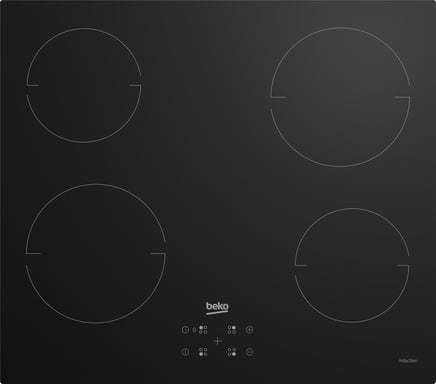 Table de cuisson à induction Beko HII64401QT 4 zones 60 cm - Neuf