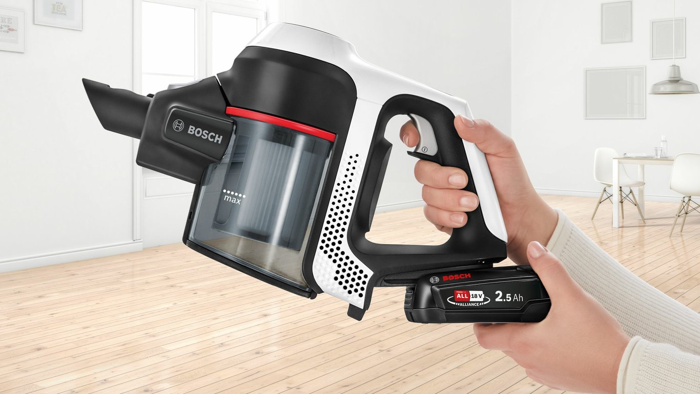 Aspirateur Balai Bosch BCS611AM – Rechargeable Sans Fil, Autonomie 30 Min - vue 5