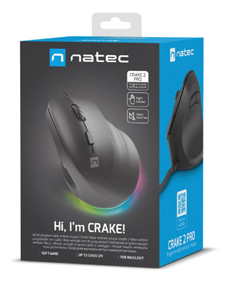 Souris Filaire Natec Crake 2 Pro – 12800 DPI Ergonomique Droitier - vue 3