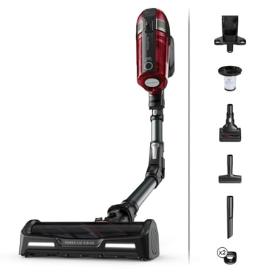 Rowenta X-Force Flex 12.60 RH98A8 aspirateur Rouge, Gris Sans sac