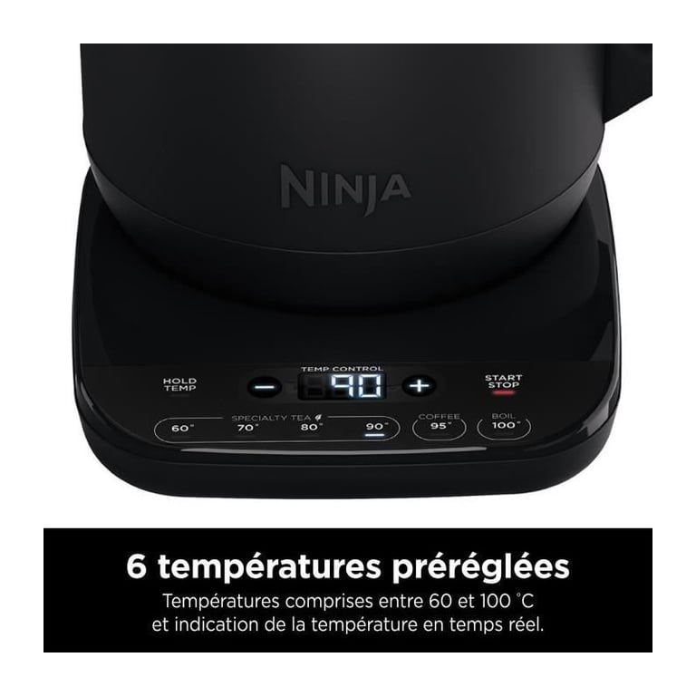 Bouilloire Électrique Ninja KT200EU – 1,7L, 3000W, Température Réglable - vue 3