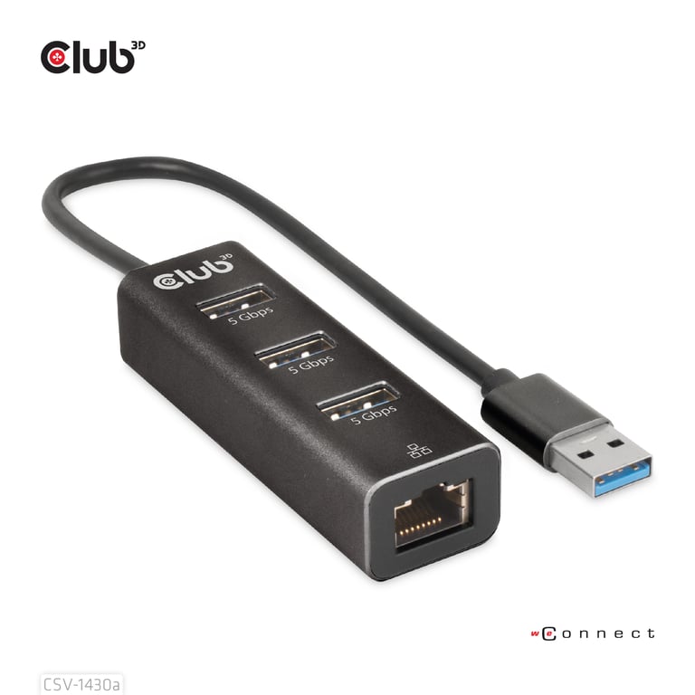 CLUB3D CSV Avec fil USB 3.2 Gen 1 3.1 Gen 1 Type A Neuf - vue 3