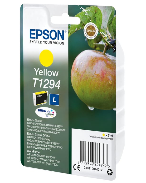 EPSON Cartouche T1294 Pomme Jaune - vue 3