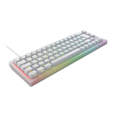 CHERRY K5V2 Compact clavier Gaming USB QWERTZ Allemand Blanc