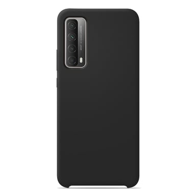 Coque silicone unie Soft Touch Noir compatible Huawei P Smart 2021