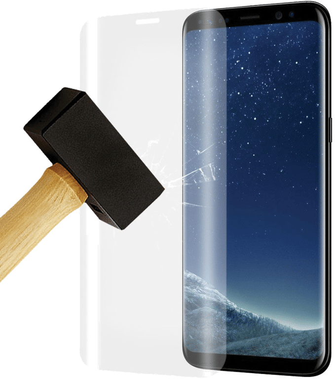 Film verre trempé compatible Samsung Galaxy S8 Plus