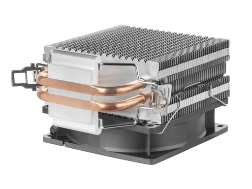 Mars Gaming MCPUARGB, Disipador CPU RGB, 2 Heatpipes HCT, TDP 130W, Silencioso, PWM