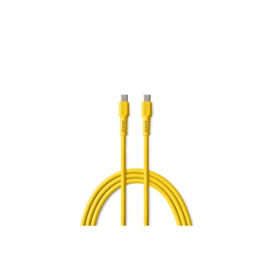 CABLE CHARGE USB-C VERS USB-C PD 60W JAUNE POUR APPLE SAMSUNG XIAOMI OPPO