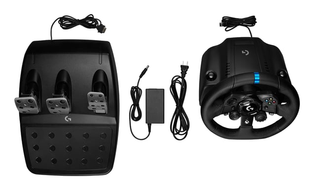 Volante de carreras y pedales para juegos - Logitech - G923 - para PS5, PS4 y PC