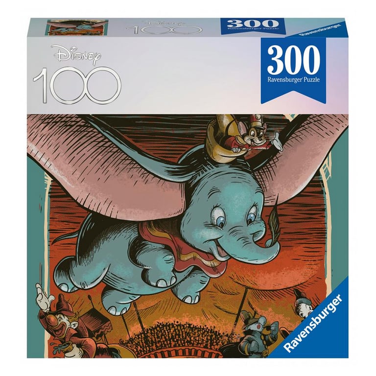 Puzzle Dumbo 300 Pièces - Célébration des 100 Ans de Disney - Neuf