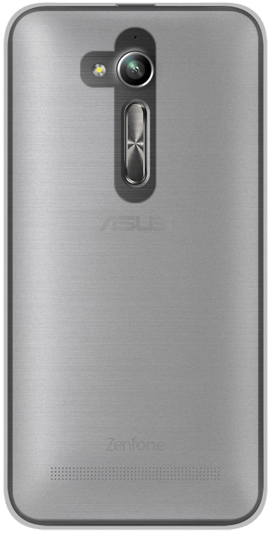 Coque silicone unie compatible Givré Noir Asus Zenfone V V520KL