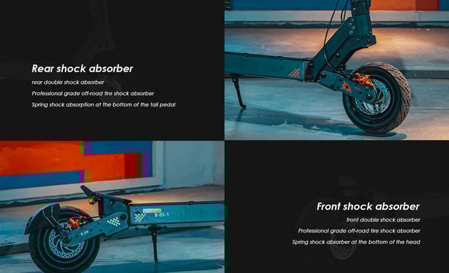 Scooter eléctrico KuKirin G4 - Batería 2000W 1200Wh Autonomía 75KM - Negro