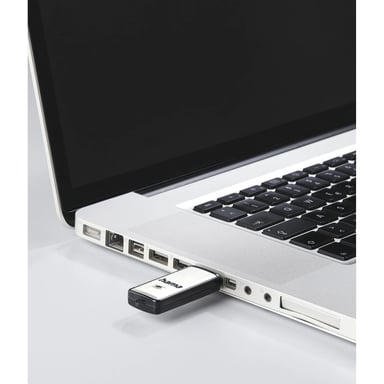 Unidad flash USB 2.0 ''de lujo'', 128 GB, 10 MB/s, negro/plateado