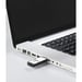 Unidad flash USB 2.0 ''de lujo'', 128 GB, 10 MB/s, negro/plateado