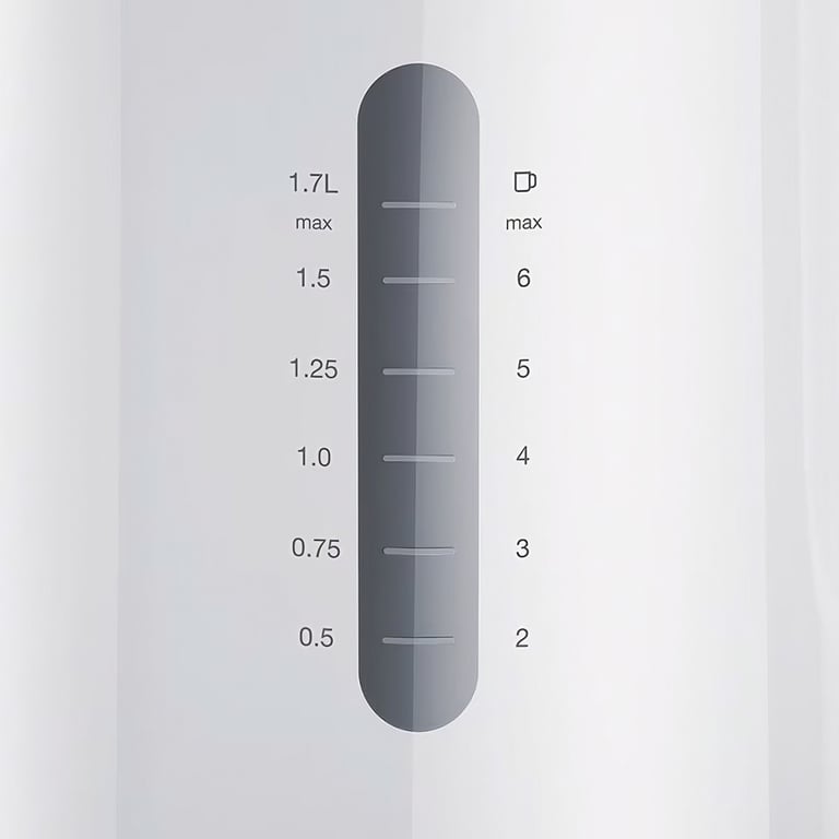 Bouilloire Électrique BRAUN WK1100WH – 1,7L, 2200W, Base 360° - vue 5