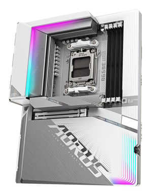 Gigabyte B650E AORUS STEALTH ICE ATX Socket AM5 Chipset AMD B650E Blanc - vue 9