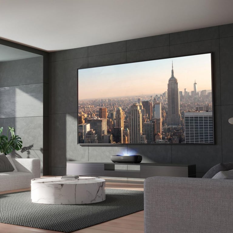 Vidéoprojecteur home cinéma 120L9HA Laser TV + écran ALR FRESNEL - vue 3